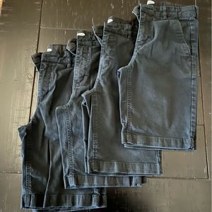 Girls Black Old Navy uniform shorts